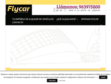 Tablet Screenshot of flycar.es